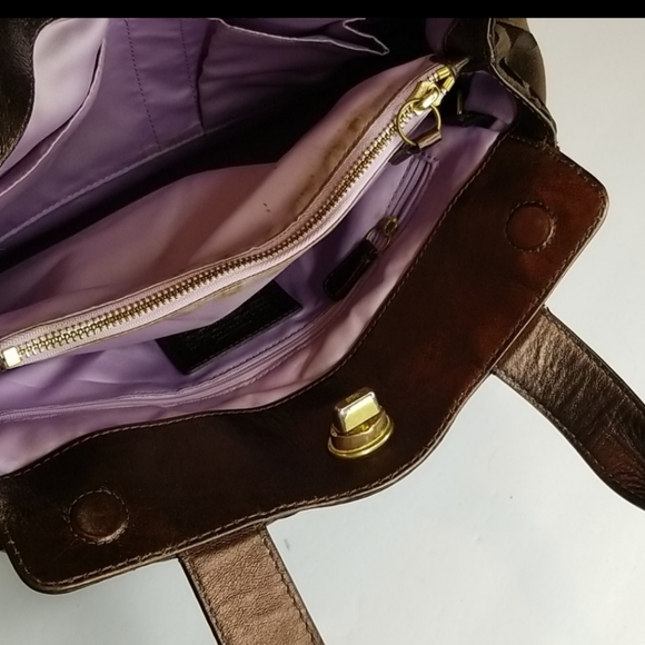 COACH SIGNATURE SATEEN BAG - Picture 9 of 11